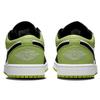 Air Jordan 1 Low SE Vivid Green Schlangenleder Damen Sneaker Schwarz Weiß DX4446-301
