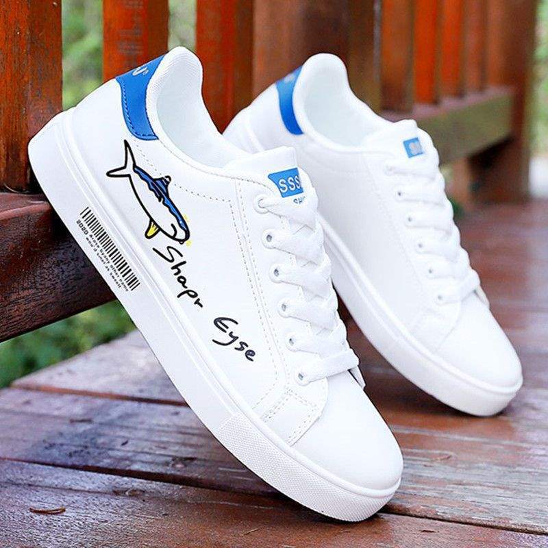 Men's Shoes Spring and Autumn 2025 New Little White Shoes Men's Shoes Men's Sports and Leisure Shoes Fashion Trend Board Shoes Versatile