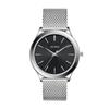 BUREI Analog Quartz Milanese Mesh Strap Stainless Men's Watch, Waterproof, Popular, Slim, Simple, Stylish, Business, Casual, Style, (Black, Silver,