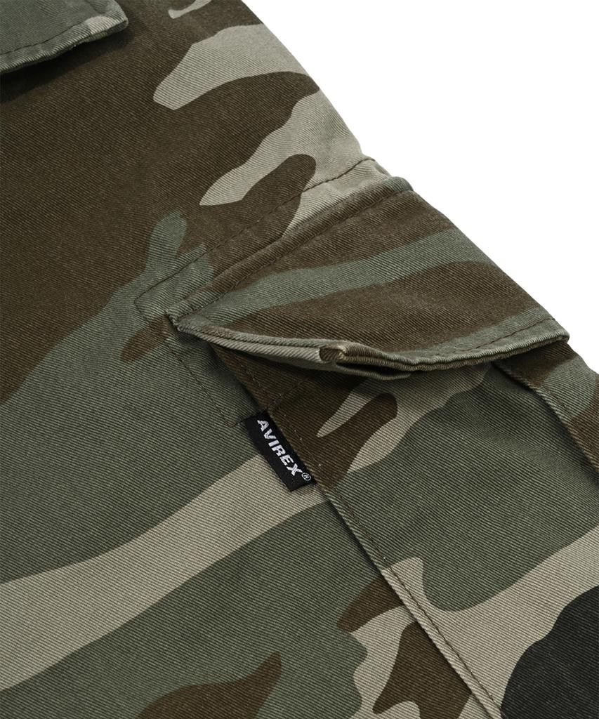 Abilegseu Basic Washed Chino Cargo Pants / 7832910002 Camo