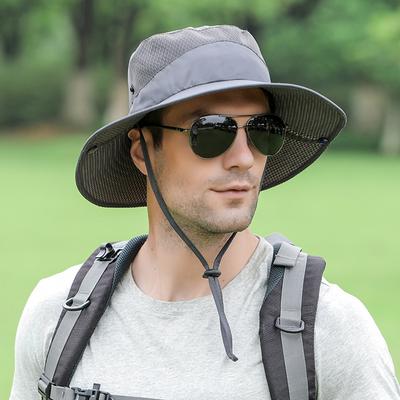 Outdoor Atmungsaktive Mesh Wandern Angeln Hüte Für Frauen Männer Sommer UV Schutz Sonne Hüte Fisherman Caps Männlich Eimer Hut