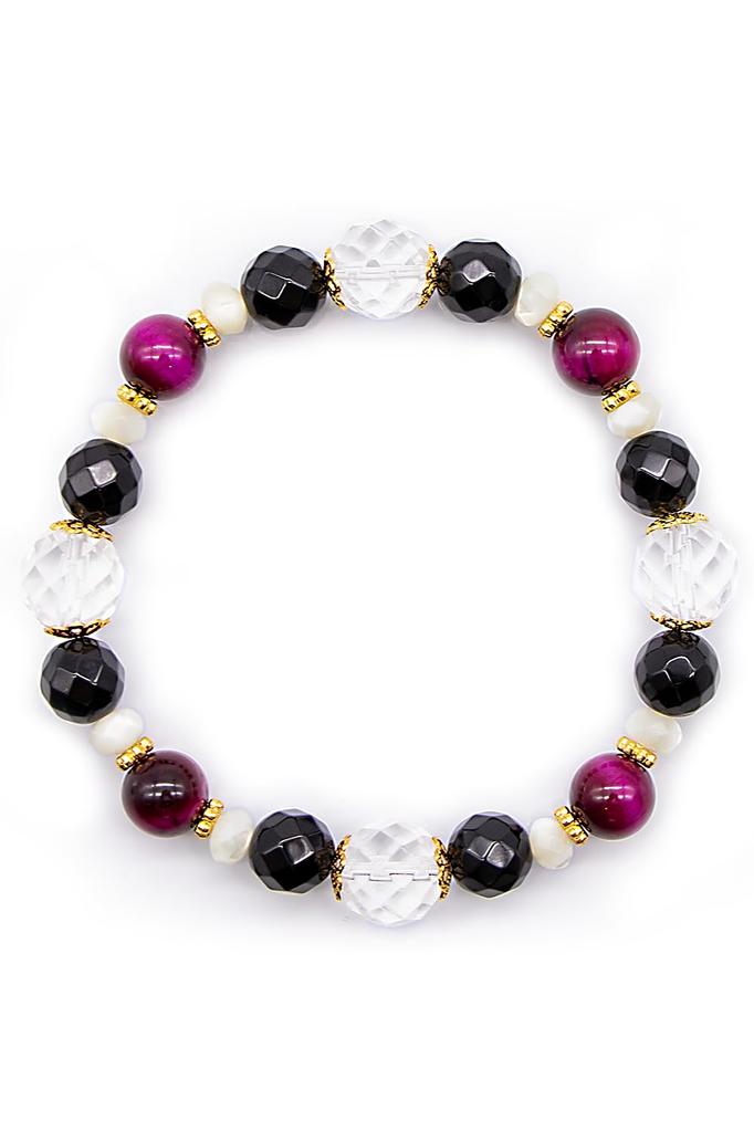 Liisha Infinity Love a power stone and natural stone bracelet for Onmyodo Reward hardships with eternal Protects against and age Amulet for protection