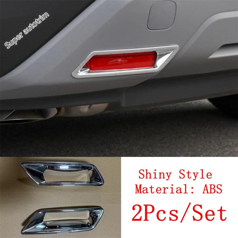 Rear Fog Light Lamp Frame Decor Cover Trim For Nissan X-Trail X Trail / Rogue T33 - 2025 ABS Chrome Accessories Exterior