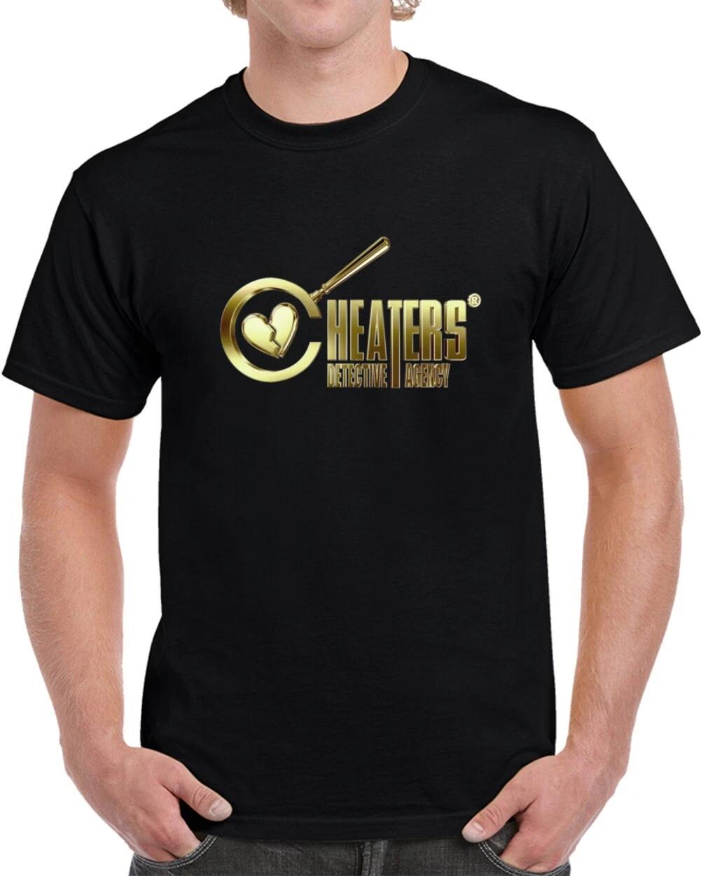 Cheaters Detective Agency Logo Tee Cool TV Show T Shirt S