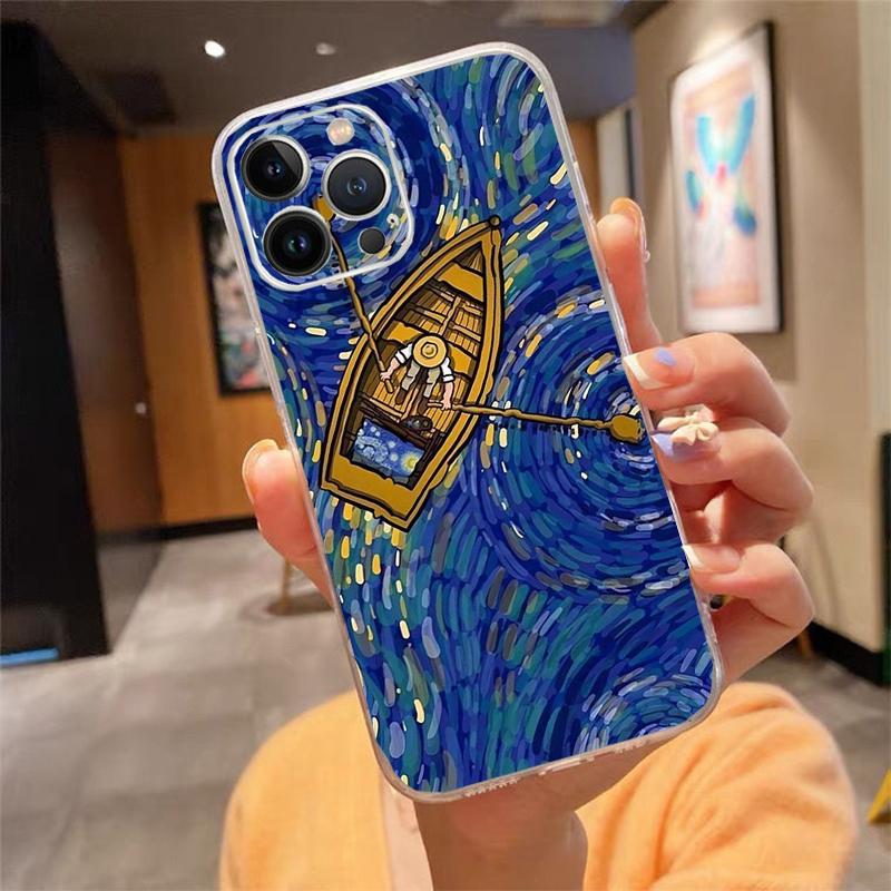 Phone Case For Iphone 17 Pro Max Air 16 15 14 13 Pro Max 15 16 Pro 15Plus Van Gogh Painting Art