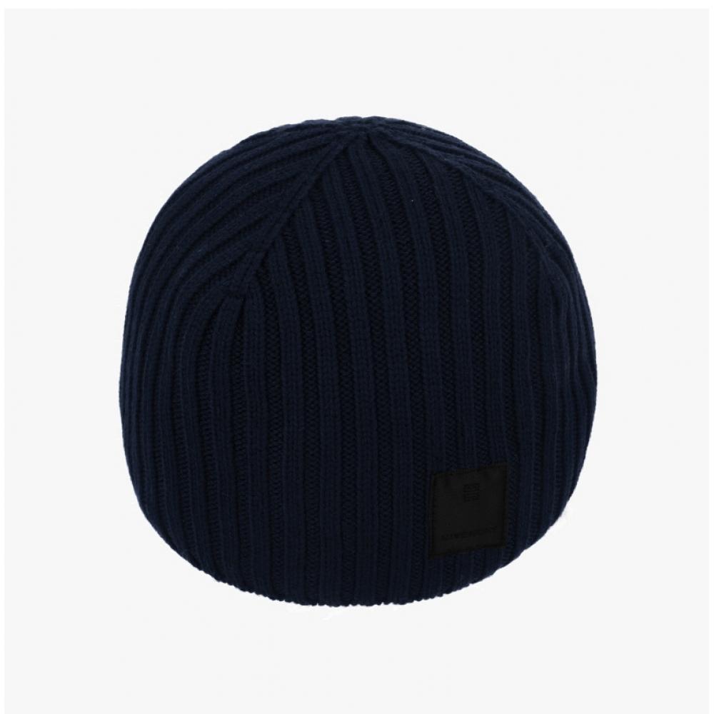 Givenchy Bpz0b1p0vf 403  Gvcappu77  Logo Patch Beanie