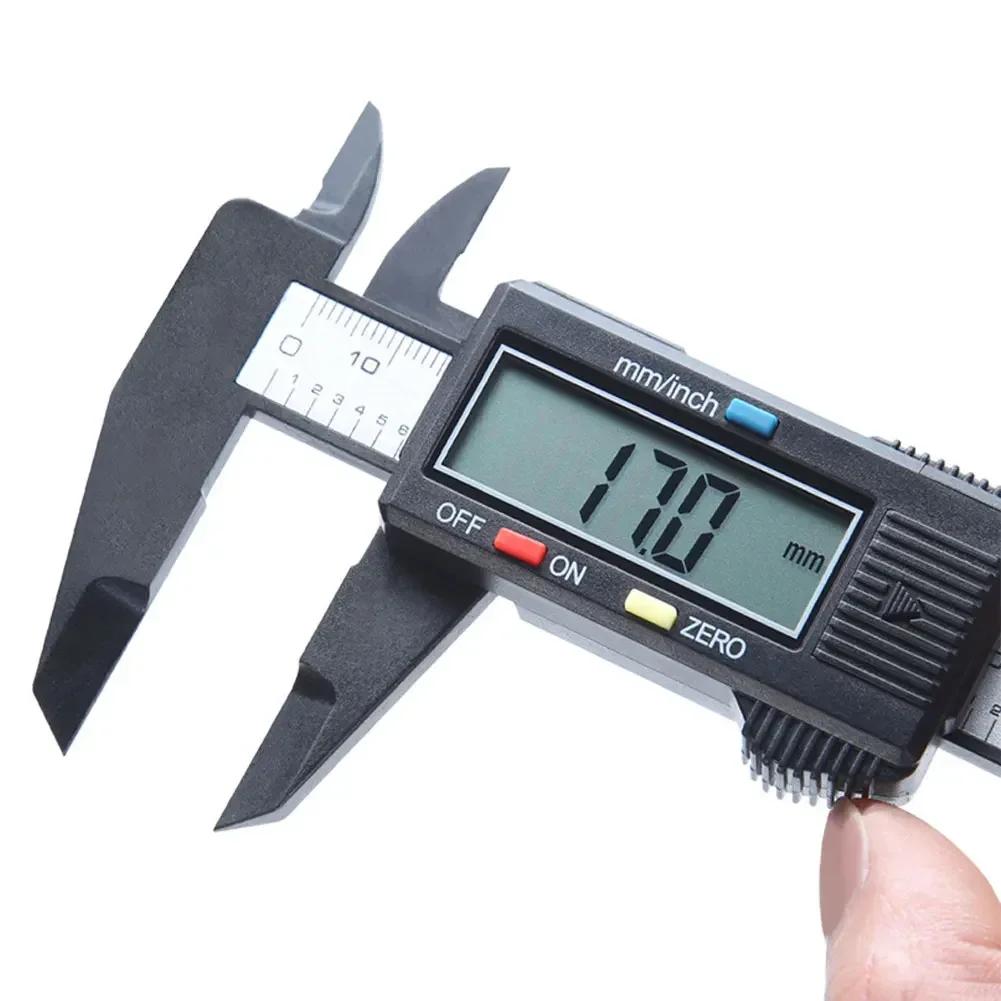 

150mm 100mm Electronic Digital Calipers Carbon Fiber Dial Vernier Caliper Gauge Micrometer Measuring Tool Digital Ruler Calipers