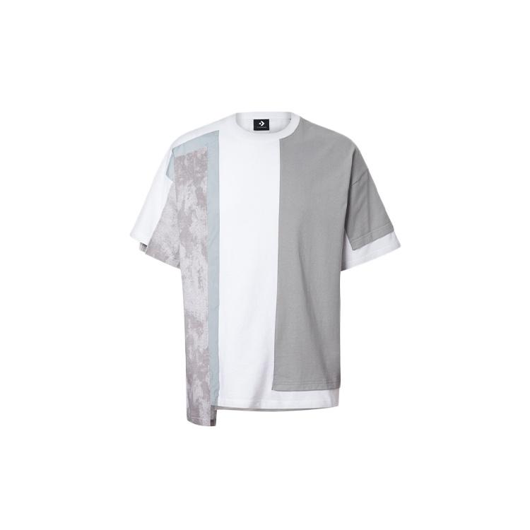 Men s Converse x FCW Crossover Contrasting Colors Short Sleeve White 10020827-102 XXL