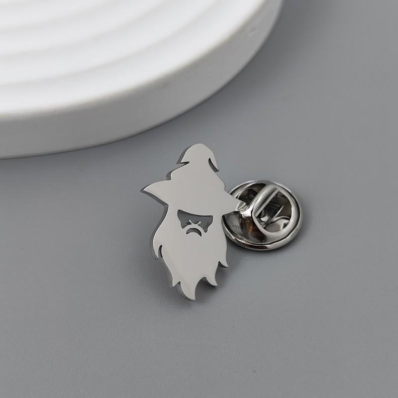 

European American Magician Brooch Cufflinks Creative Mysterious Personalized Suit Shirt With Accessories 14k