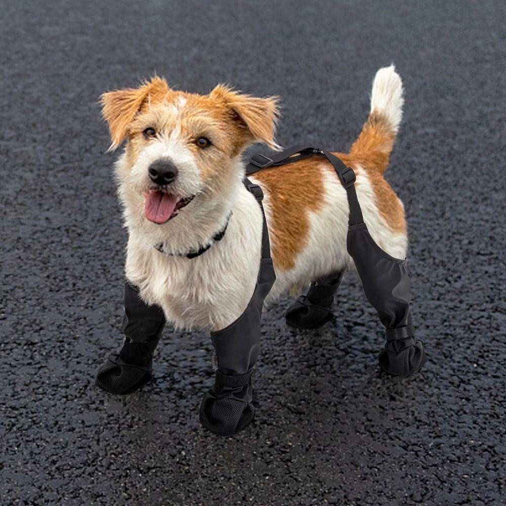Waterproof Dog Paw Boot Leggings Adjustable Pets Paws Protector Practical Dog Shoes Walking