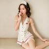 Manyan Sexy Lingerie: Playful Halter Neck Nurse Uniform for Women (TNY9263)