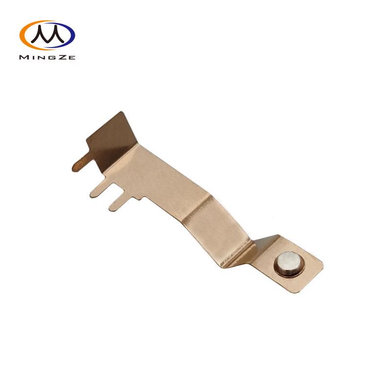 LED Headlamp Socket & Sensor Copper Terminal Spring Clip Stamping.
