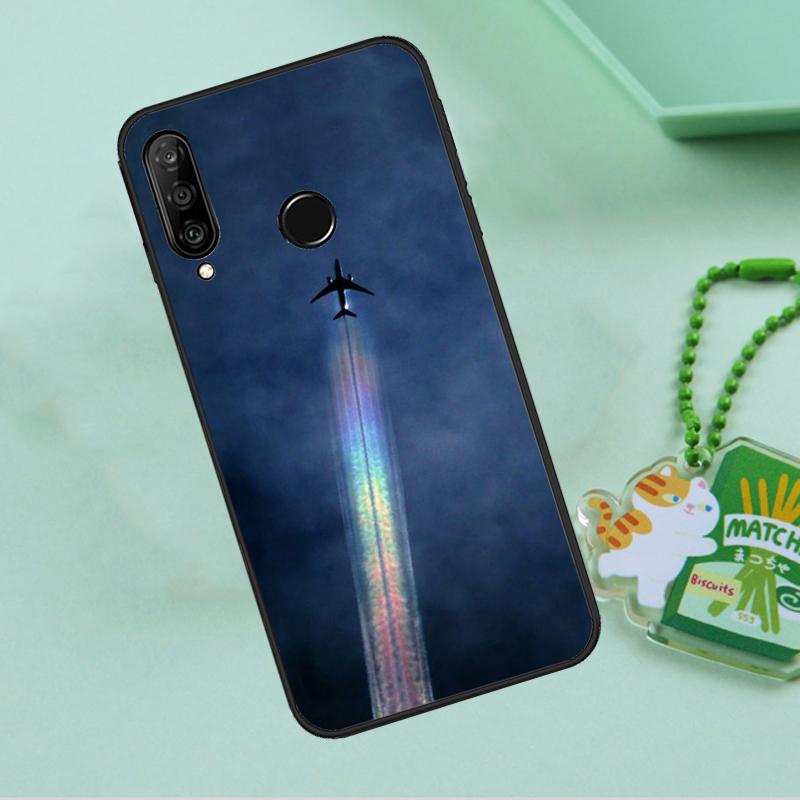 Airplane Aircraft Plane For Huawei Nova 10 9 SE 5T 12s 12i 11i Y91 Y90 Y60 Y70 Y72 Y61 P20 P40 P30 Lite P60 Pro Case