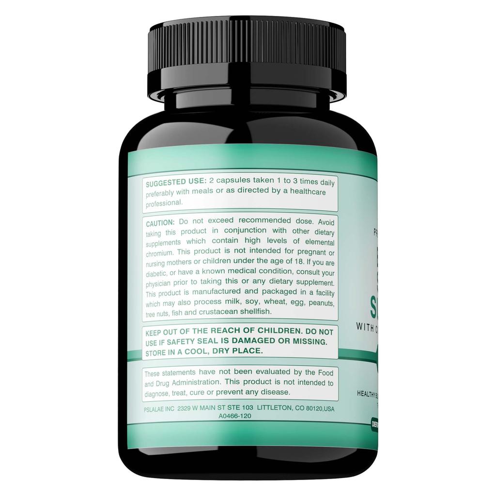 Normal Blood Sugar Support Supplement - Support Blood Sugar Levels Already In The Normal Range - with Cinnamon, Bitter Melon, Chromium, Mulberry