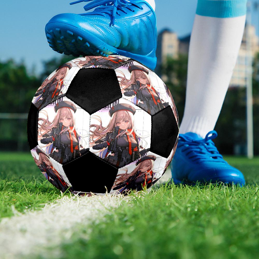 Pallone da Calcio Colorato Cucito a Macchina PVC Misura 5 Pronto per Allenamento di Squadra e Competizione Resistente Alto Rimbalzo Raffreddamento Regalo Sportivo