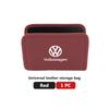 Valve Stems Caps Car Leather Bag Portable Auto Storage Organizer Trash Bin For Volkswagen VW Golf 4 5 6 7 Polo Jetta Sagitar Mag zd5