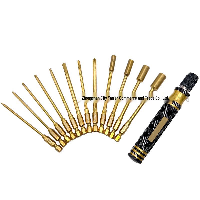 RC Model Car & Drone Screwdriver Set: Phillips, Flathead, Hex Socket