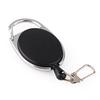 Metal Retractable Key Chain Card Badge Holder Steel  Ring Pull Belt Clip