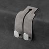 Quality Car Headrest Hook Premium Suede Rear Seat Hanging Dual Hook Large Load-Bearing Alloy Hook Hanger Universal