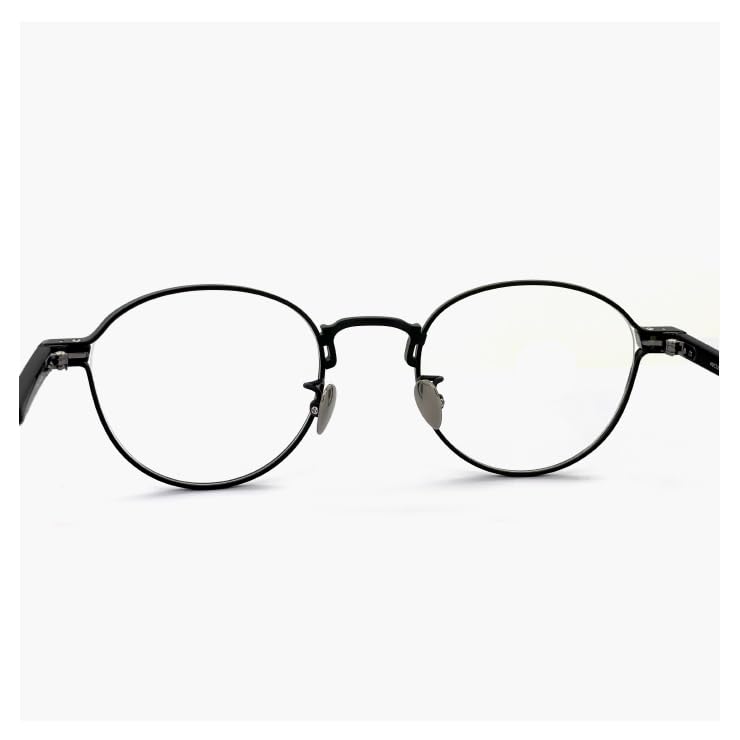 Yohji Yamamoto Glasses Made in Japan 3 c03 49mm Yohji Yamamoto Glasses Boston Type Beta Titanium Black Black Frame Made in Sabae Dummy Lens Shipping