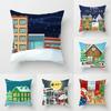 New Year and Christmas Decorative Pillowcases Home Living Room Sofa Cushion Covers Bedroom Room Decorative Pillowcases
