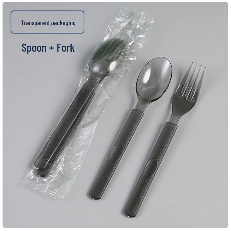 Shengbilai Disposable Fork & Spoon Set