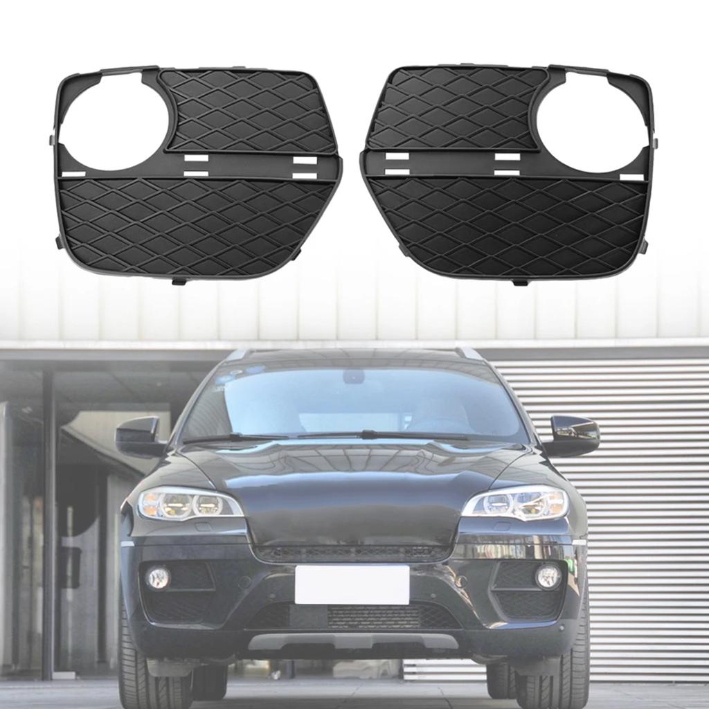 Auto Accessories 51117312605 51117312606 Front Bumper Fog Light Grille Cover Replacement Lower Grille Trim for E71