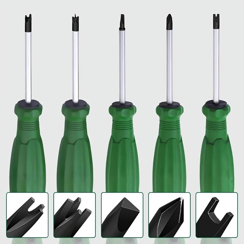 1Pc Special Shaped Triangular Screwdriver - Industrial Grade, Cross-Head Design, Durable Construction