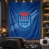 Wall Hanging Tapestry NSW Blues Print Cloth for Living Room Bedroom Home Decor