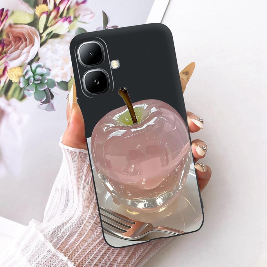 For Infinix Smart 20 4G X6840 Smart20 Phone Case Soft Black Silicone Cover Butterfly Dragon Cat Floral Painting Bumper Funda