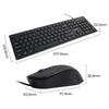 Lenovo KM200 Wired Full-Size Keyboard and Mouse Combo
