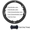 Hand Sewing Car Braid On Steering Wheel Cover for Jeep Commander (XK) 2006-2008 Grand Cherokee III(WK) 2005-2008 Accessories