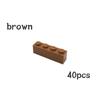 Non-Toxic 40Pcs Moc Assemble Particles 3010 3066 1X4 Bricks Dots Thick 1*4 Building Blocks Diy Educational Creative Toy For Kids