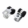 (4.7mm) Brake Pipe Clips Lined Metal+Rubber P Clips