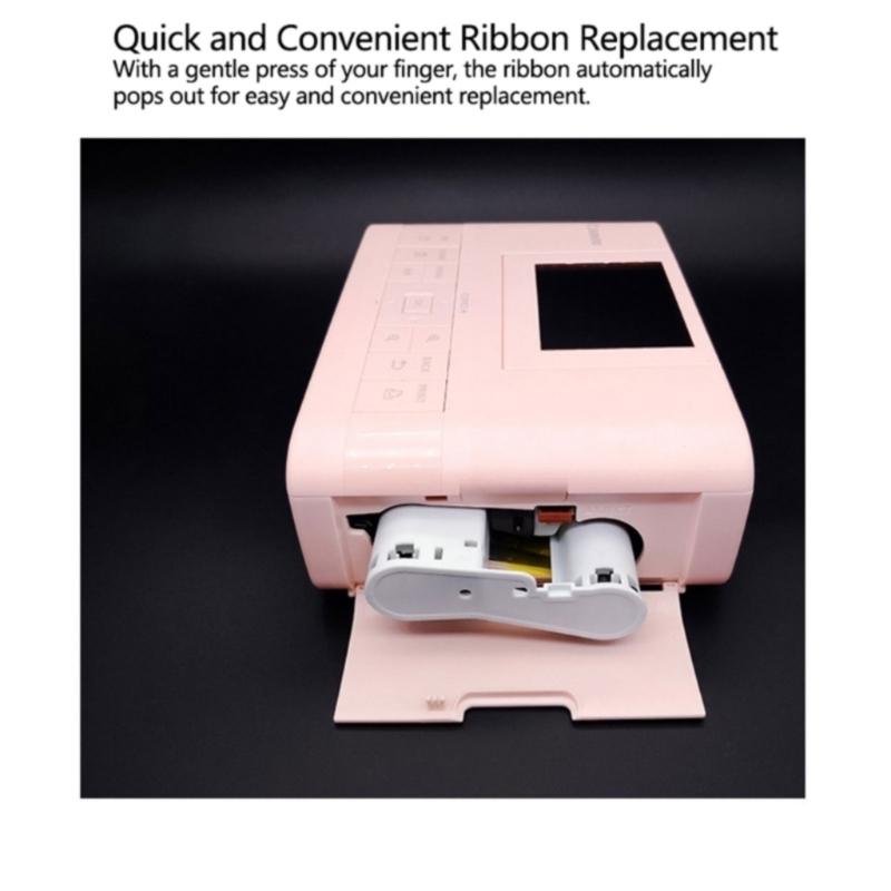 High Capacity 108 Sheets Photo Paper And 3Pcs Ink Cartridges For CP1300 CP1200 CP1000 CP910 Printers Easy Installation