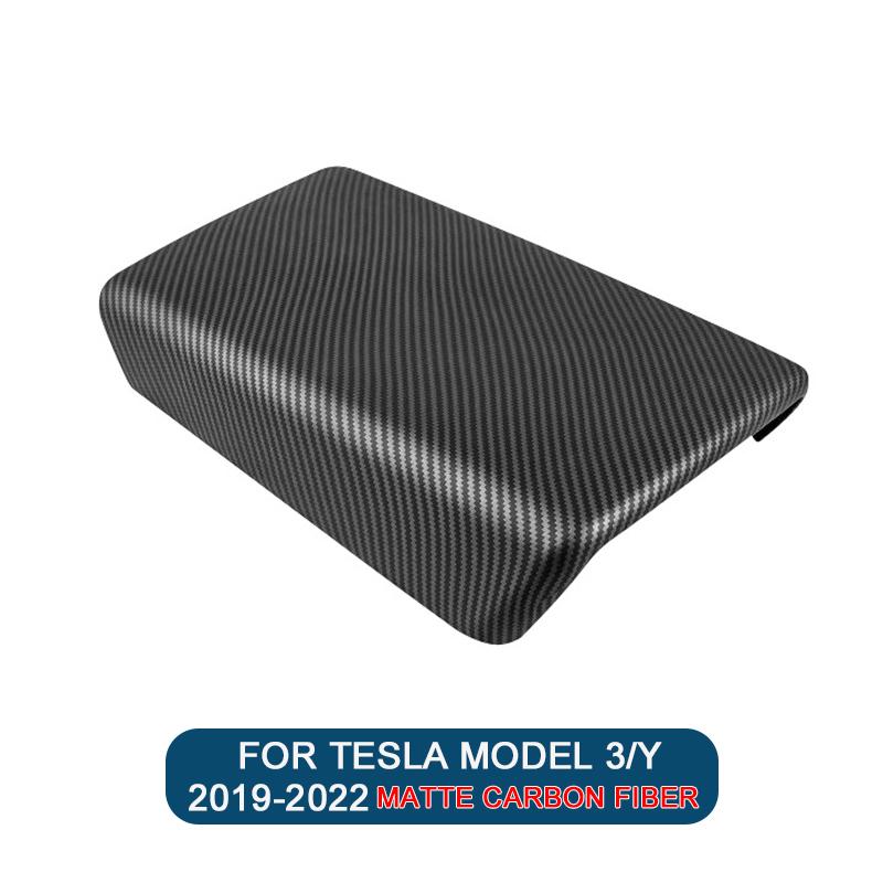 For Tesla Model 3/Y 2019-2025 Car Central Armrest Box Pad For Tesla Model 3 Highland 2025 TPE Center Console Arm Rest Lid Cover