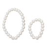 Magnetic Curtain Tiebacks with Pearls & Rhinestones, No Drill Window Curtain Holders, Elegant Luxury Curtain Tie Backs for Living Room, Bedroom