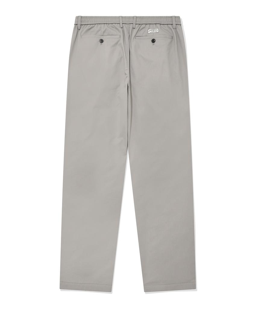 COVERNAT Tapered Chino Pants Light Grey