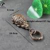Antique Brass Mythical Beast Pi Xiu Statues Retro Copper Ring Brings wealth Small Statue Desktop Decoration Accessories Ornament