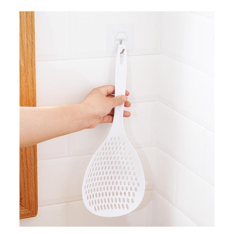1PC Kitchen Long-handled Colander Filtered Dumpling Spoon Hotpot Drain Spoon Household High Temperature Thickened Colander