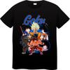 2026 New Dragon Ball Japanese Anime Mens and Womens Summer Tshirt Harajuku Retro Shortsleeved Loose and Casual Style