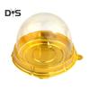 Super Wind 50Pcs Cupcake Container Disposable Food Grade Plastic Single Compartment Cupcake Carrier Holder Box for Wedding