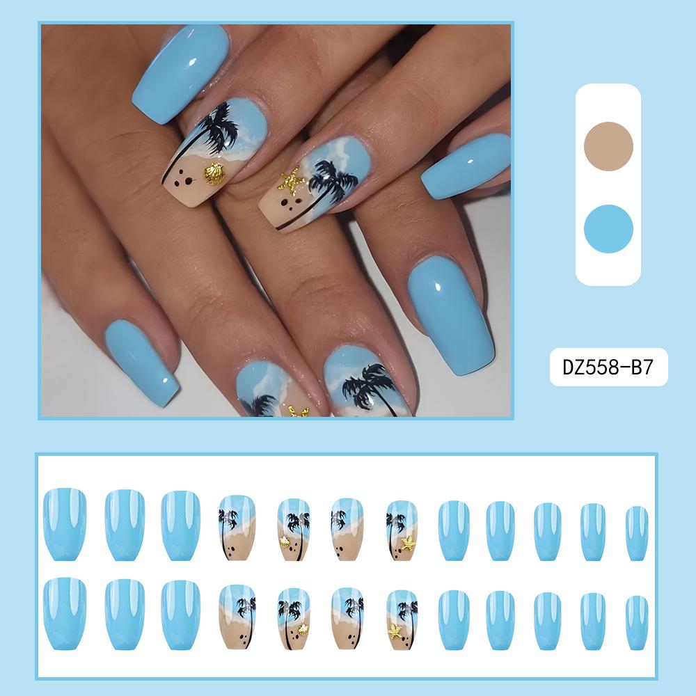 French Rhinestone Handmade Press-On Nail Tips