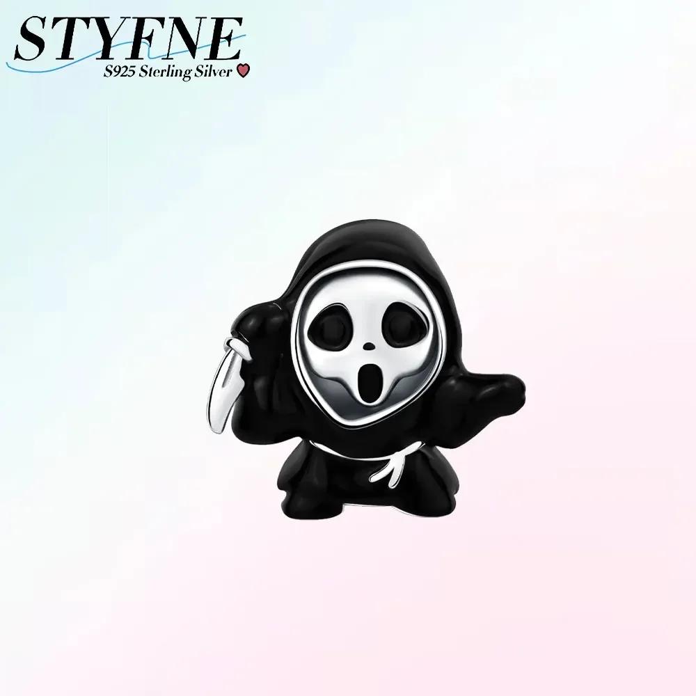 Copperhappy Halloween Series Dark Ghost Horror Skull Baby Charm Fit Original Women'S Bracelet Diy Gift