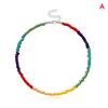 Colorful Small Bead Butterfly Star Pendant Choker Bohemia Necklace Women Jewelry