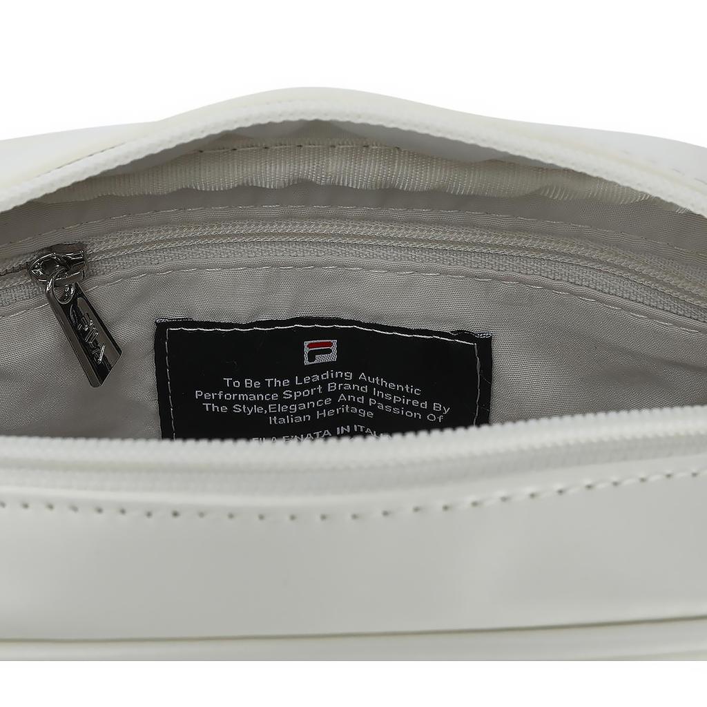 New FILA ORIGINALE Elastane Shoulder Bag, Crossbody Bag Women's White & Green F13W529161FGN