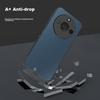 Phone Case for Honor X60, Honor X60 Protective Cover, Frosted Full Coverage Ultra-Thin Shockproof Anti-Fingerprint Personalized - Graphite Black