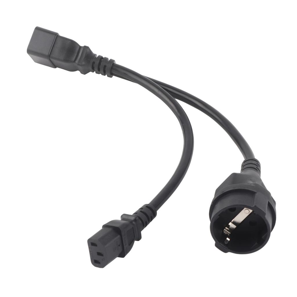 IEC320 C13 To C20 Power Cable One Time Reinforcement 1 In 2 Out Flame Retardant PVC Housing IEC320