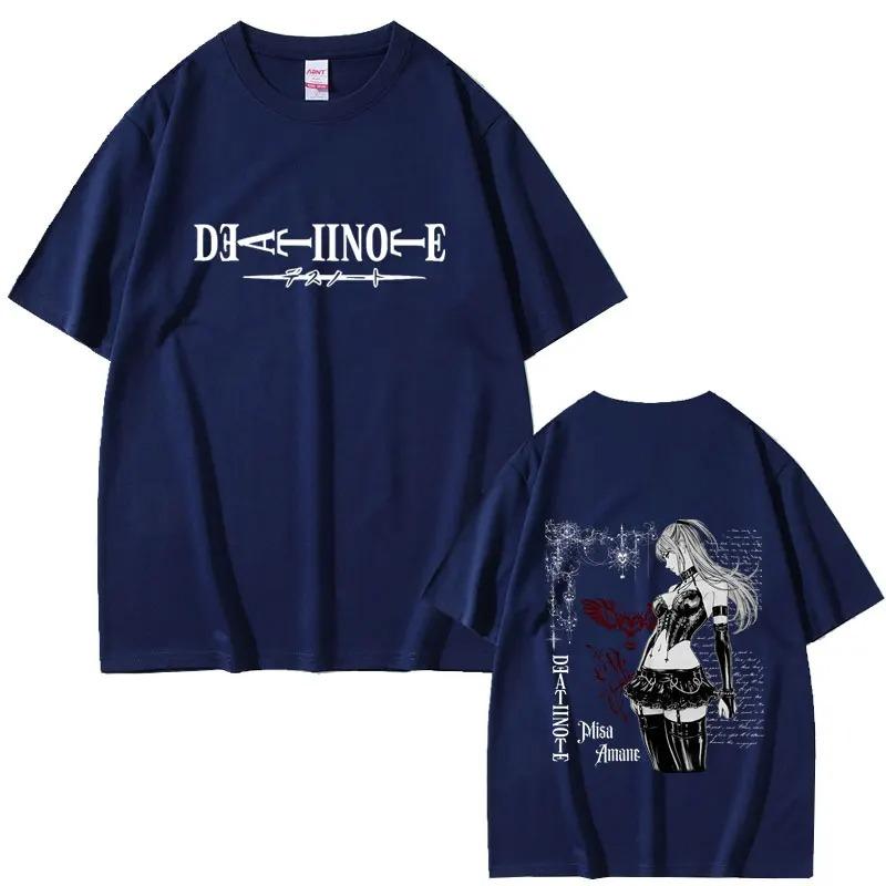 Anime Death Note Misa AUnisexe Merch TShirt Unisex Casual Retro Street Style High Quality Soft Cotton Women And Unisex TShirt