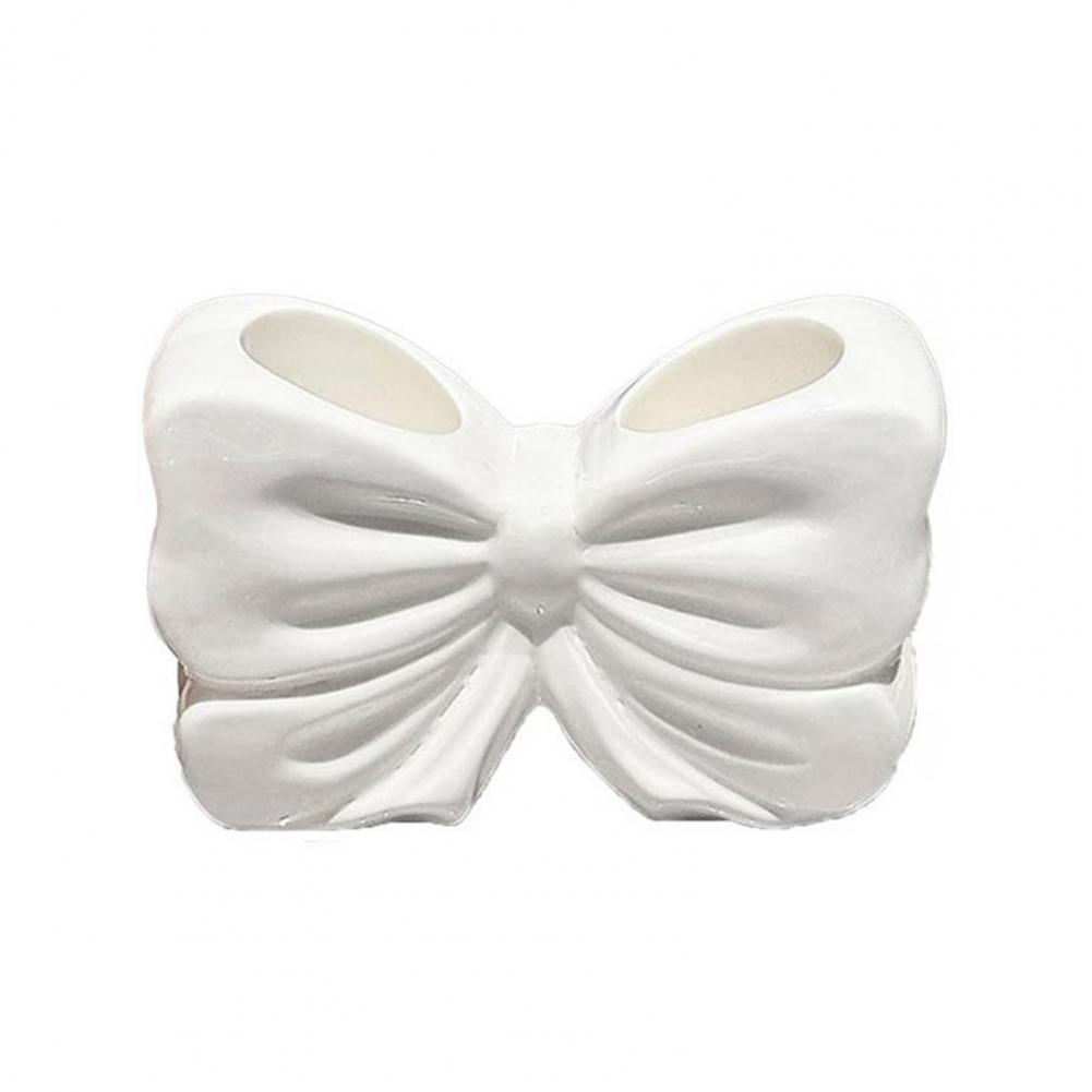 Toothbrush Storage Rack Bow Tie Toothbrush Holder Elegant Bow-knot Toothbrush Holder with Polished for Easy for Toothbrushes